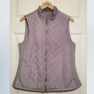 Quilted Gray Vest